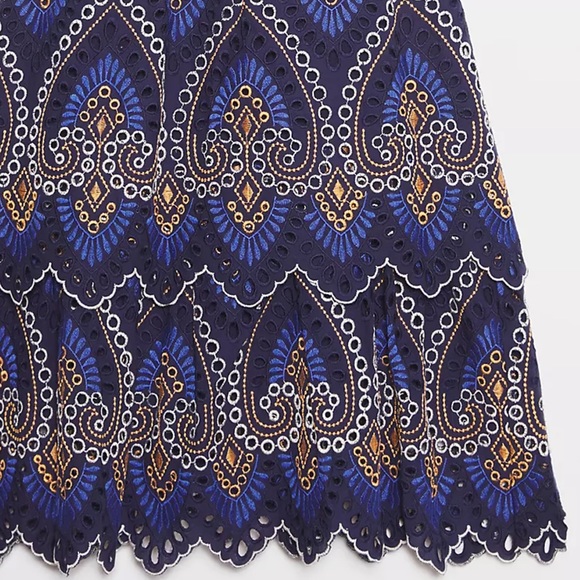 Anthropologie Nori Eyelet Mini Dress - Picture 5 of 5